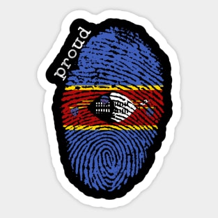 Swaziland flag Sticker